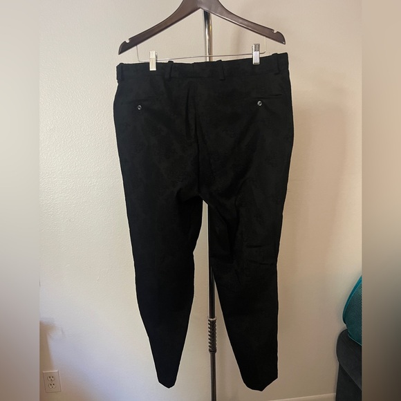 Back flocked denim 2 peice suit (custom made) - Picture 6 of 7